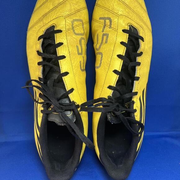 Adidas F10 Adizero FG 2010 Yellow Black Football Boots Cleats Size US 12 - Picture 4 of 8